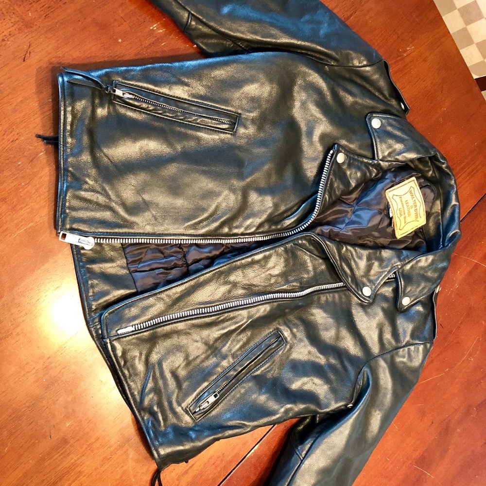 Genuine Leather Motorcycle Jacket